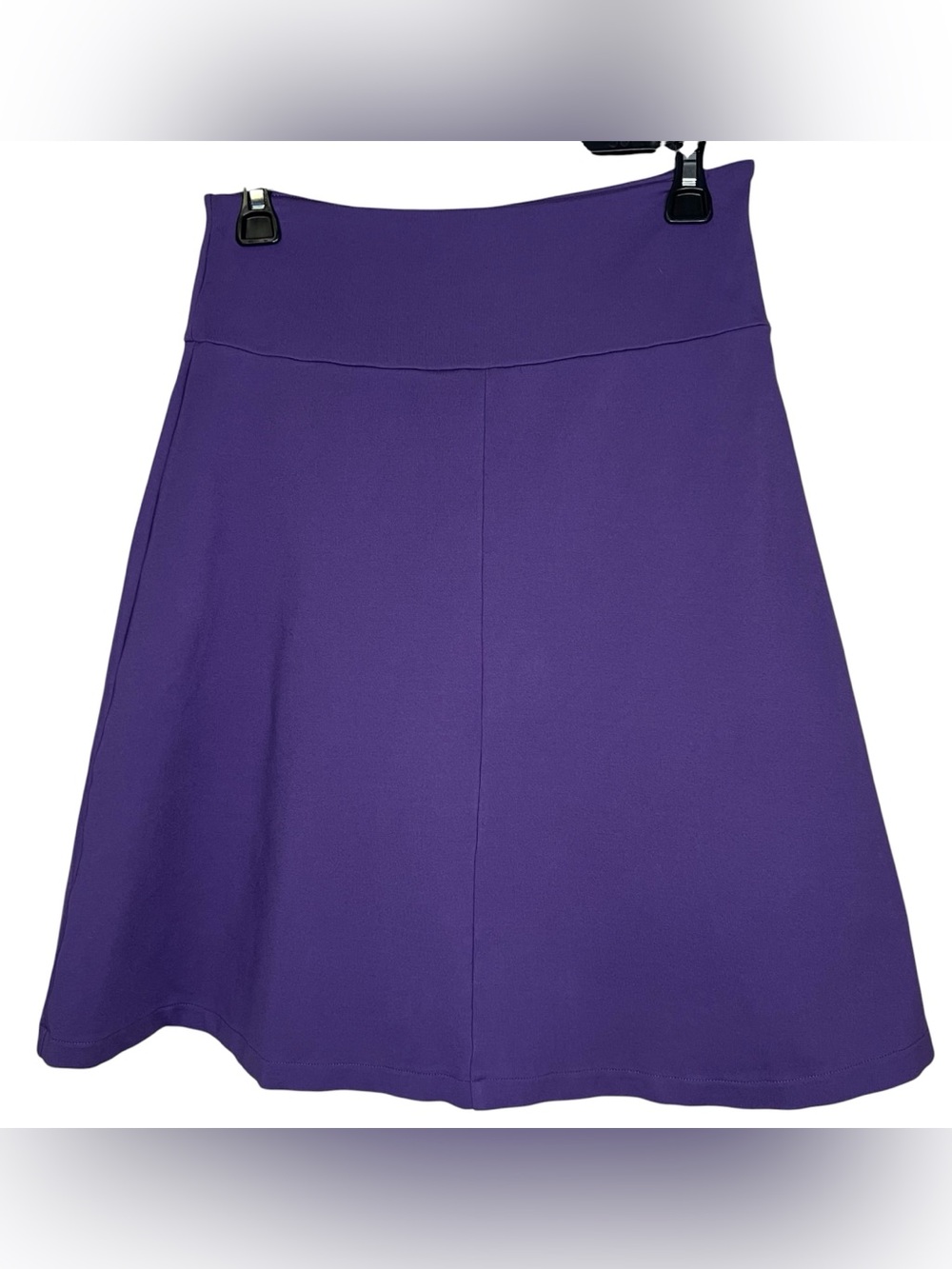 Betabrand Purple A-Line Stretch Fit Women's Midi Skort Sz S Tennis Core, Casual